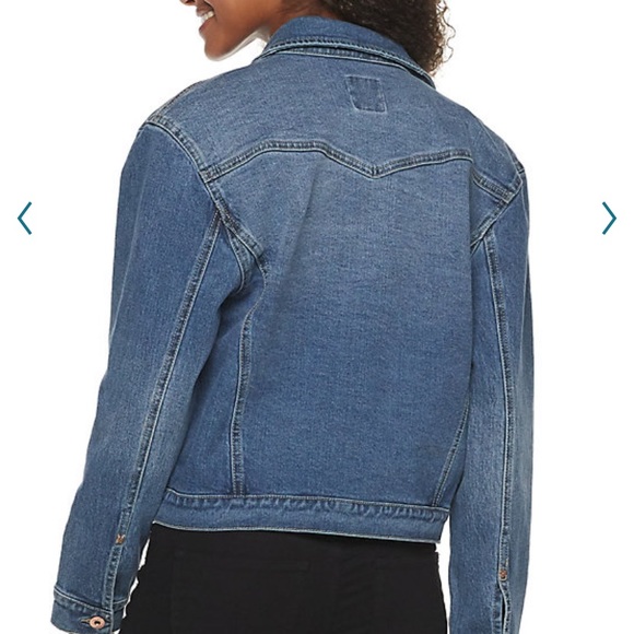 Candies denim jacket with patches NWT - Picture 5 of 9
